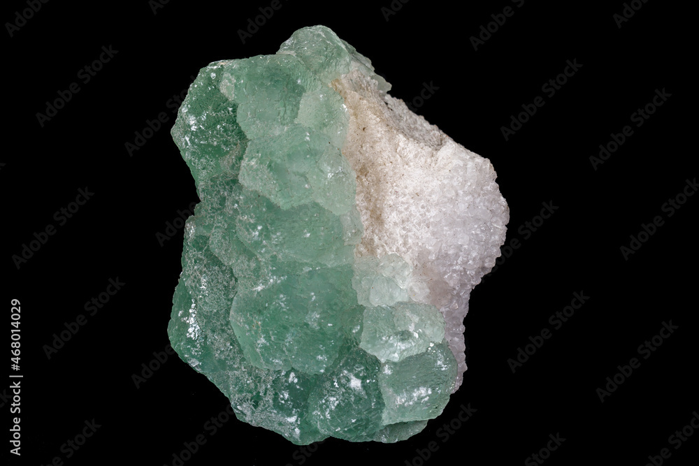 macro mineral fluorite stone on balck background macro mineral fluorite stone on balck background