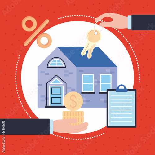 renting house illustration