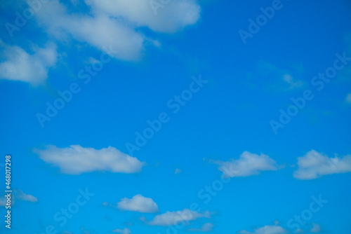 青い空と白い雲