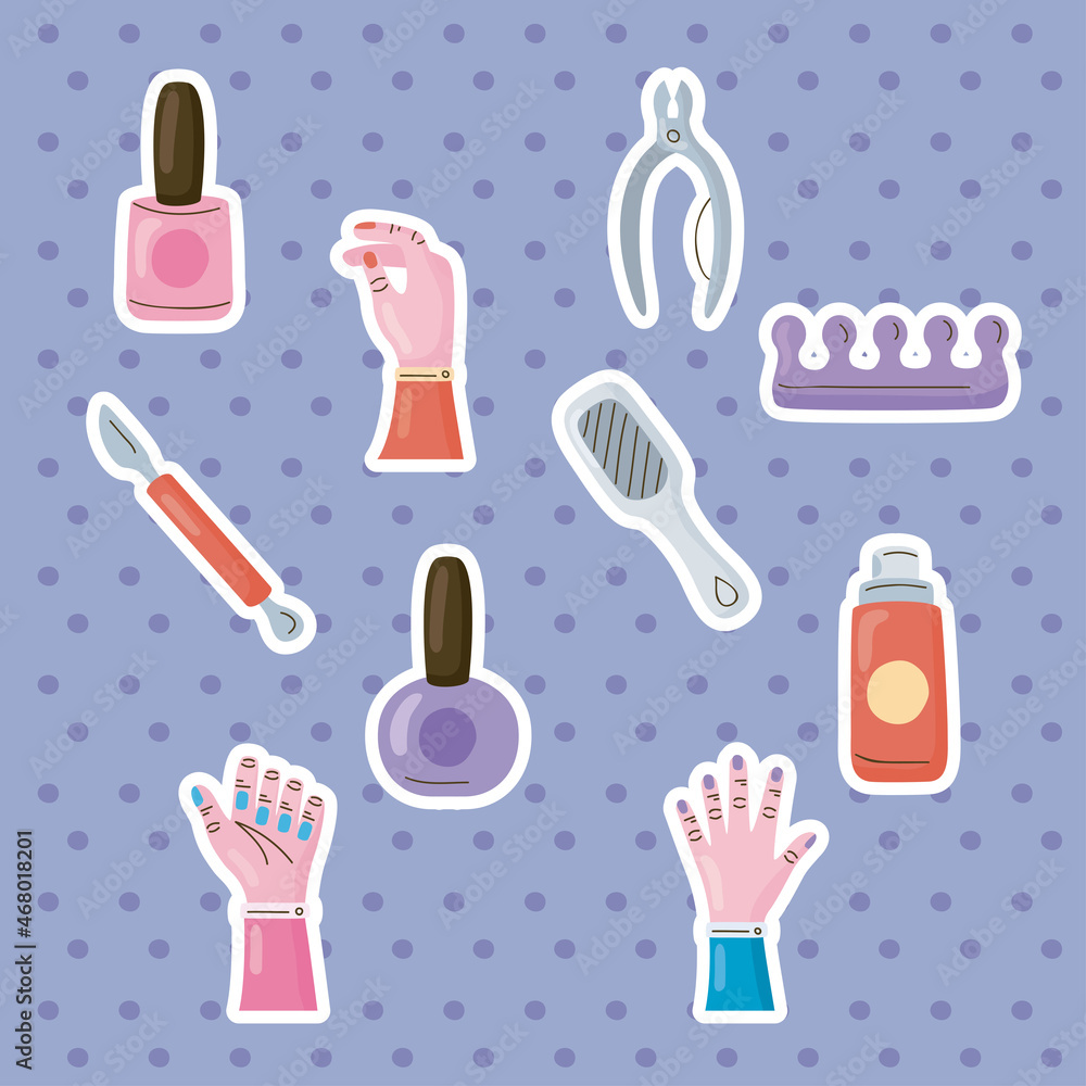 ten manicure items ten manicure items