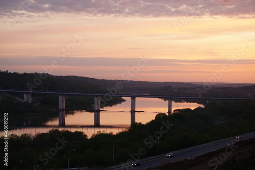 sunset over the river © Анна