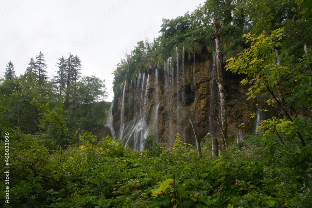 Waterfalls in the rocks