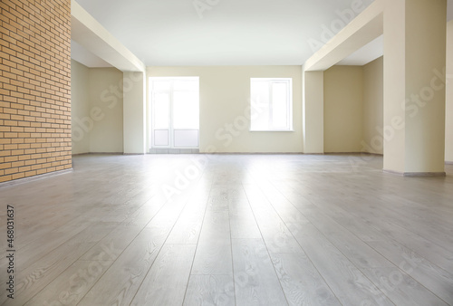 Empty room interior with li...