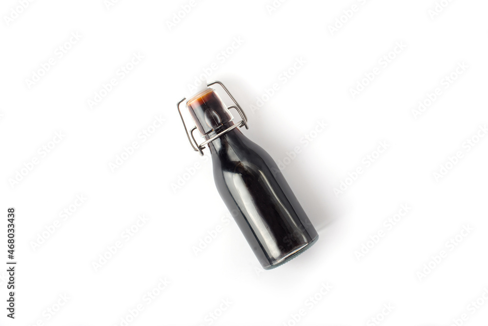 Soy sauce bottle isolated on white background Soy sauce bottle isolated on white background