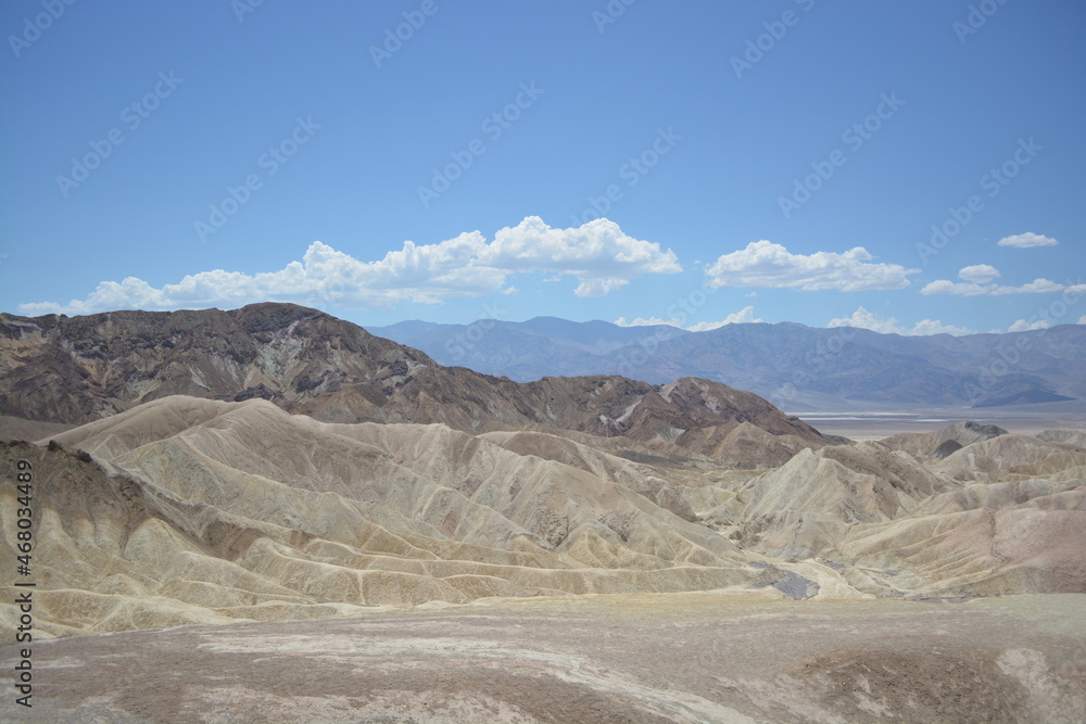 Golden colored hills of the Golden Canyon Area in Death Valley, California, USA. Golden colored hills of the Golden Canyon Area in Death Valley, California, USA.