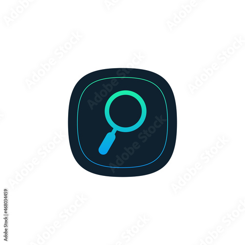 Magnifying glass. Search ic...