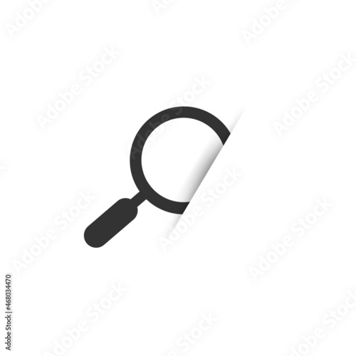 Magnifying glass hiding. sp...