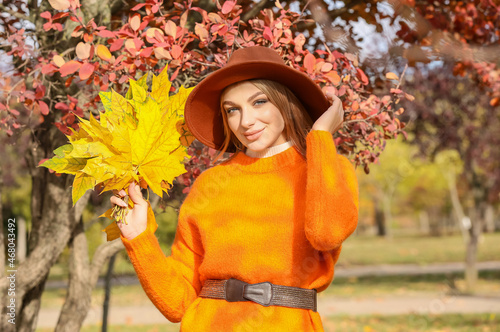 Beautiful smiling woman wit...