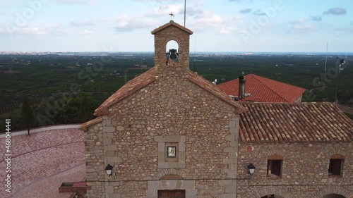 An aerial view of Sant Antoni church in Betxi photo