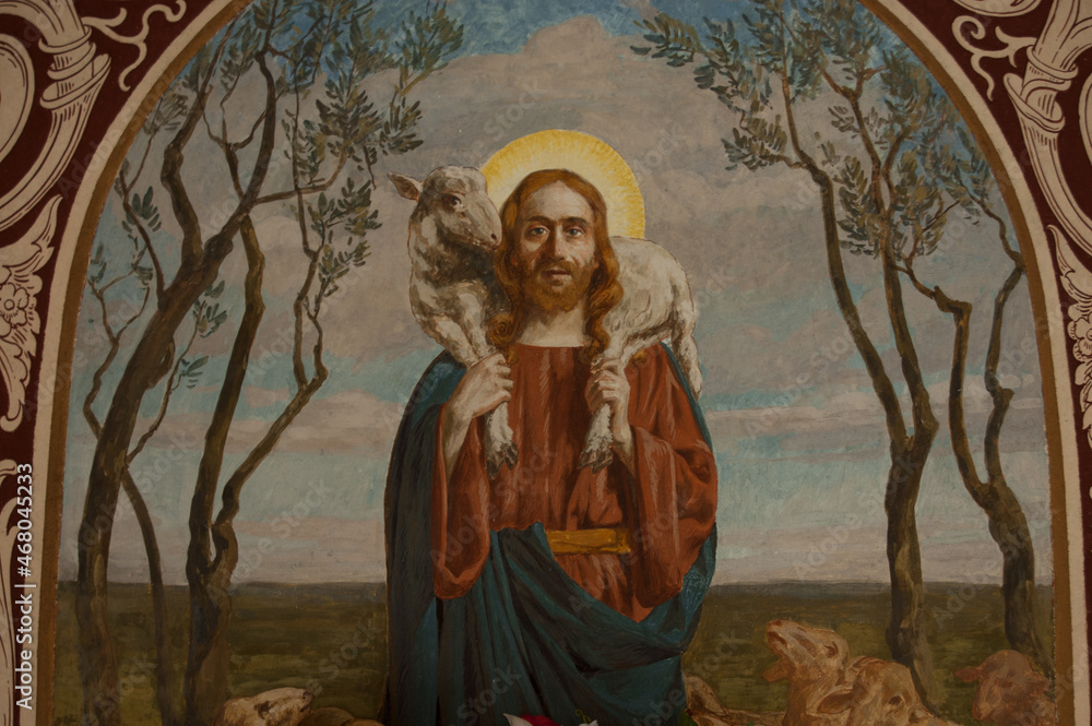jesus christ with lamb