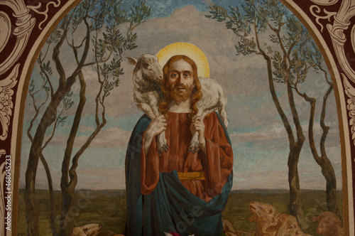 jesus christ with lamb