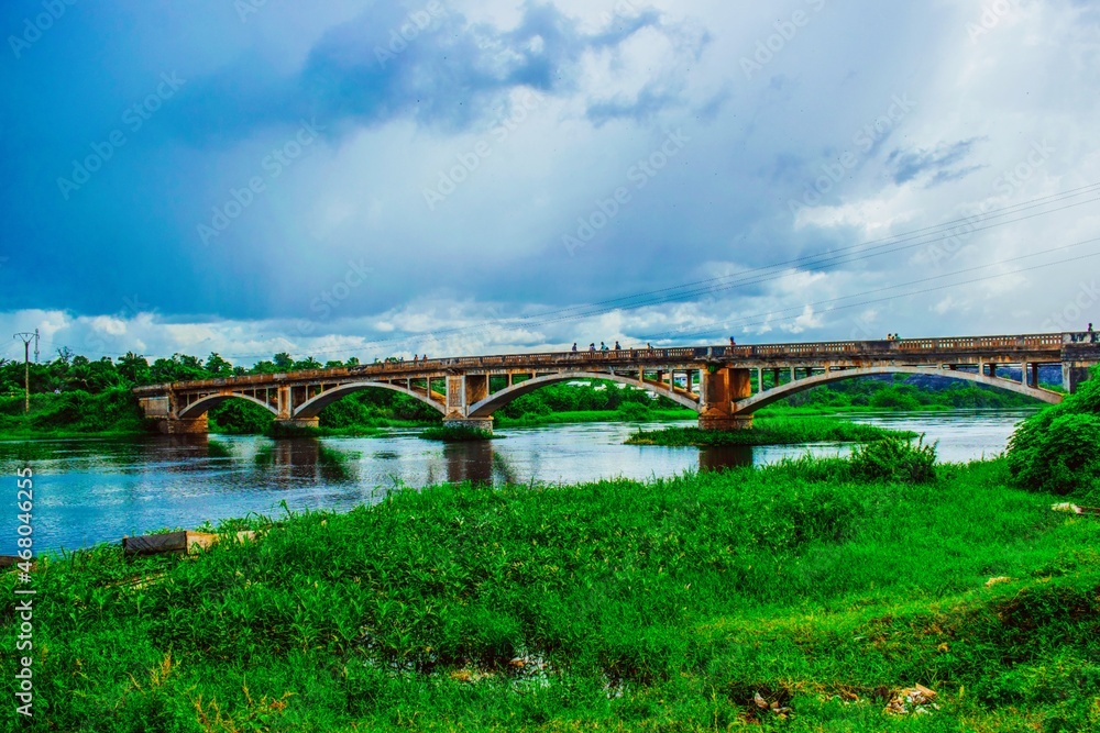 bridge over river nyong in cameroon at mbalmayo bridge over river nyong in cameroon at mbalmayo