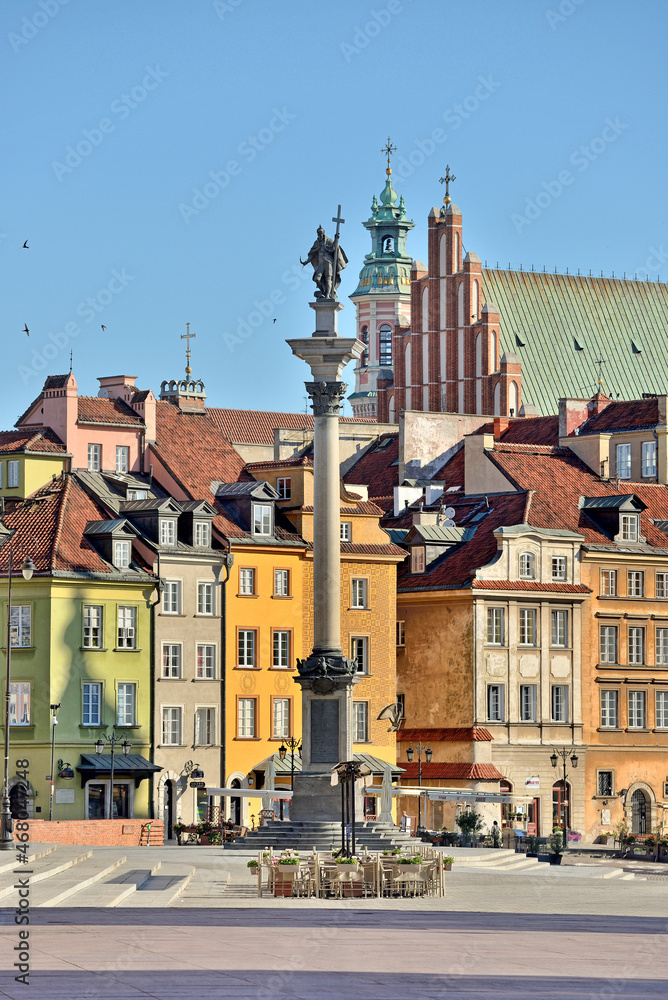 Fototapeta premium Plac Zamkowy- Warszawa, Polska