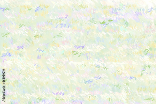 Oil painting-style background with a touch of a brush