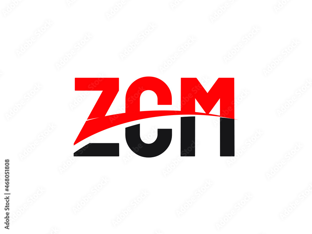 Fototapeta premium ZCM Letter Initial Logo Design Vector Illustration