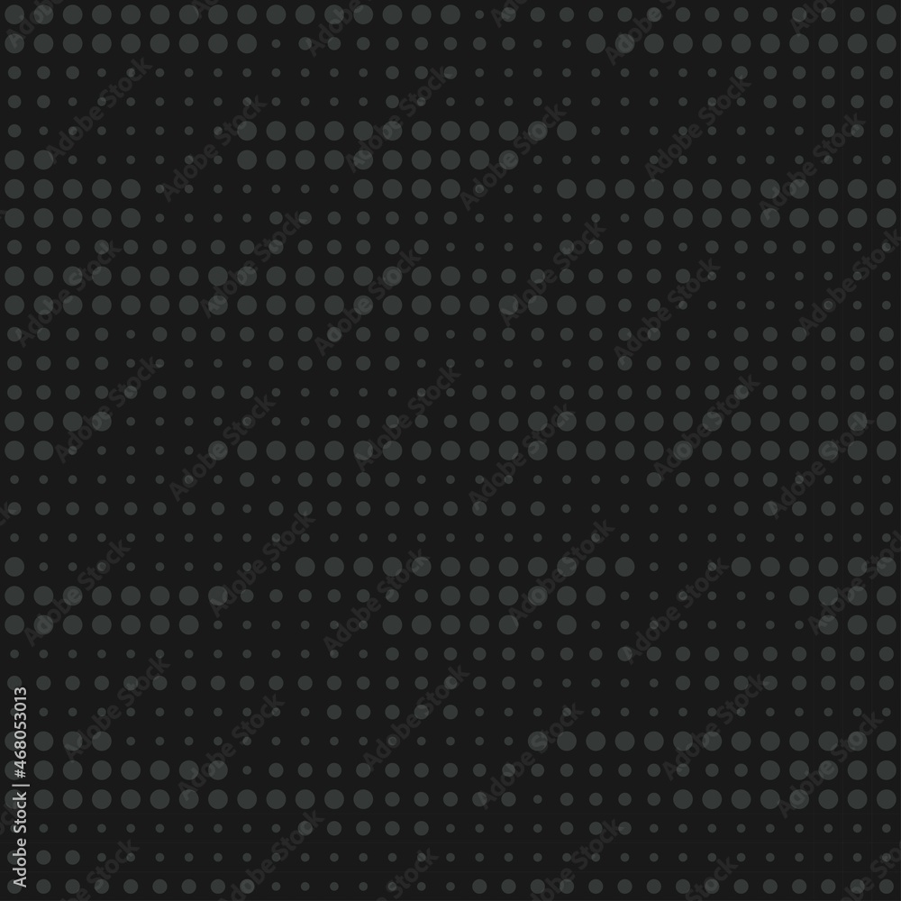 seamless print abstraction from krgs of different shapes. grey circles on a black background. mesh of circles for clothing or print or background seamless print abstraction from krgs of different shapes. grey circles on a black background. mesh of circles for clothing or print or background