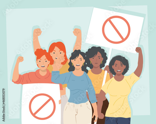 pretty people protesting