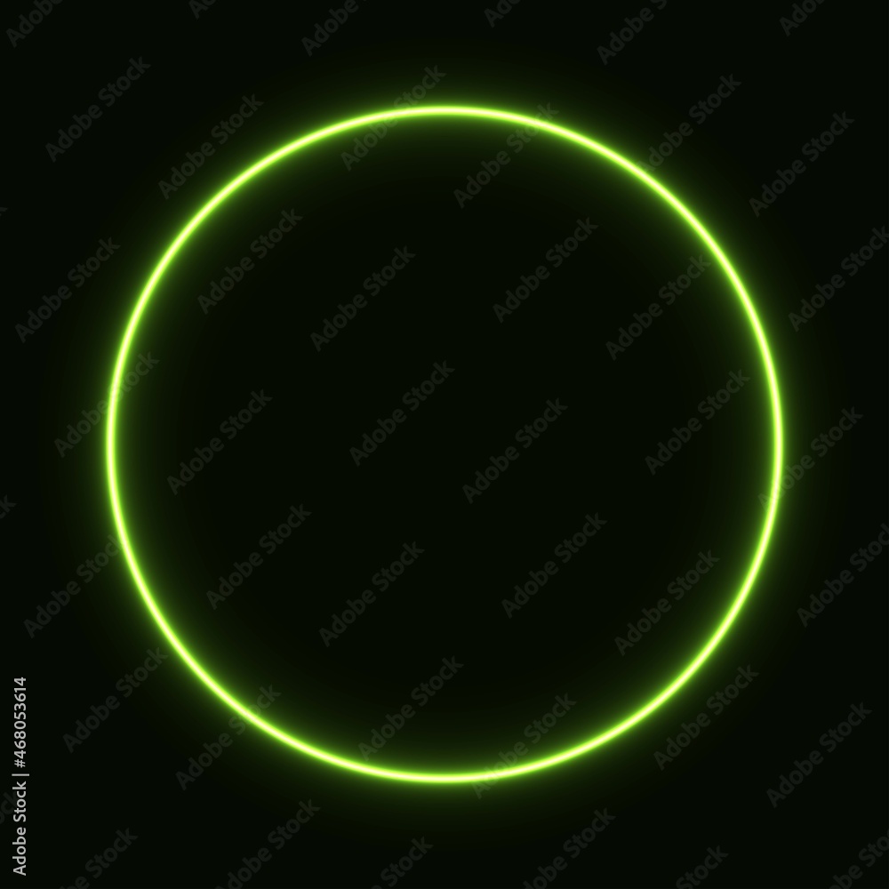 green neon circle. glowing circle on a black background. pink neon vector print. green neon circle. glowing circle on a black background. pink neon vector print.