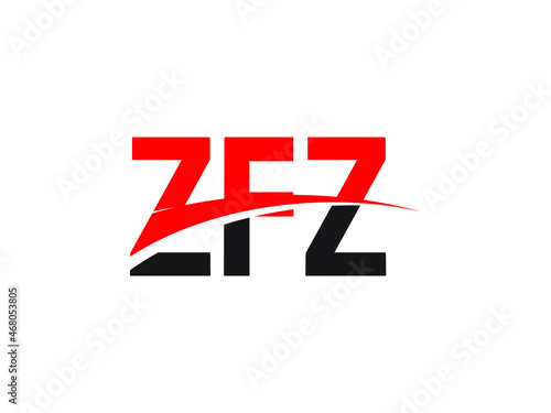 ZFZ Letter Initial Logo Design Vector Illustration