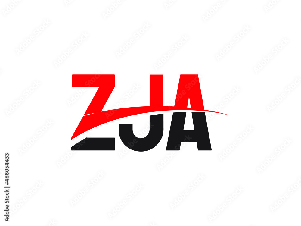 ZJA Letter Initial Logo Design Vector Illustration ZJA Letter Initial Logo Design Vector Illustration