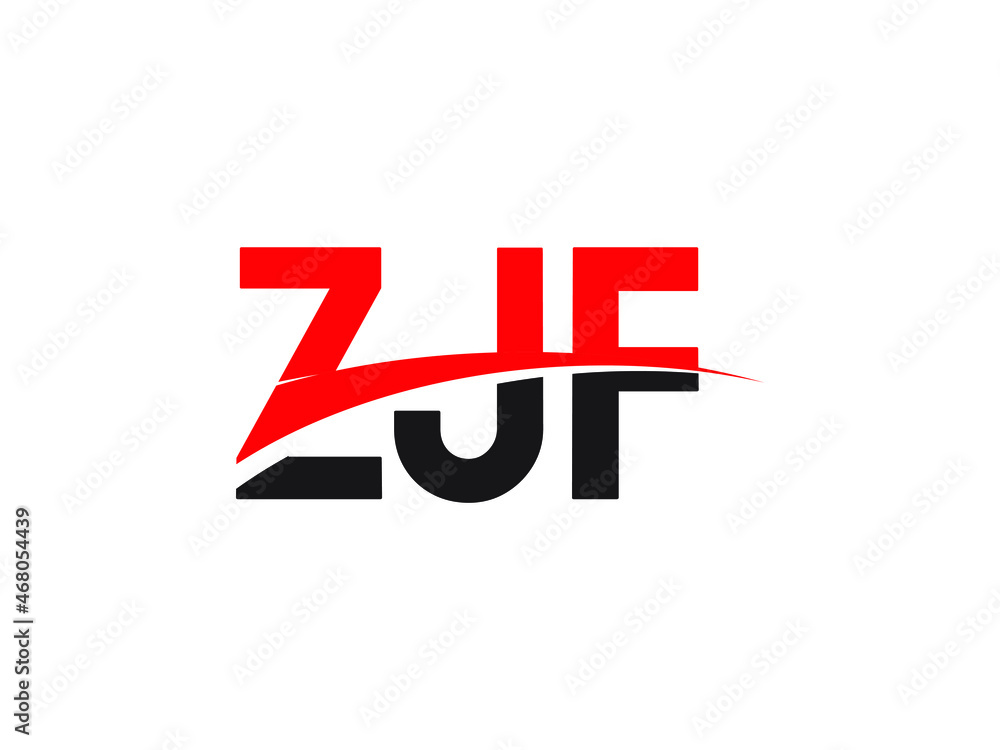 ZJF Letter Initial Logo Design Vector Illustration ZJF Letter Initial Logo Design Vector Illustration