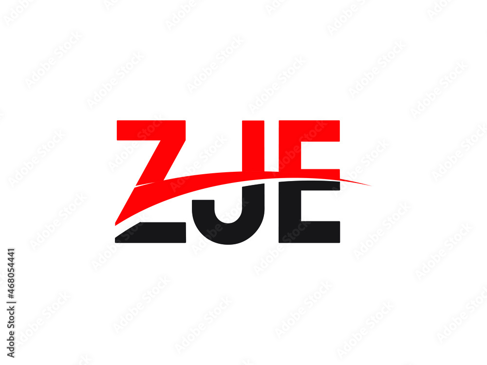 ZJE Letter Initial Logo Design Vector Illustration ZJE Letter Initial Logo Design Vector Illustration