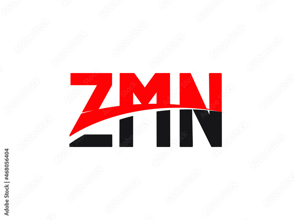 Obraz premium ZMN Letter Initial Logo Design Vector Illustration