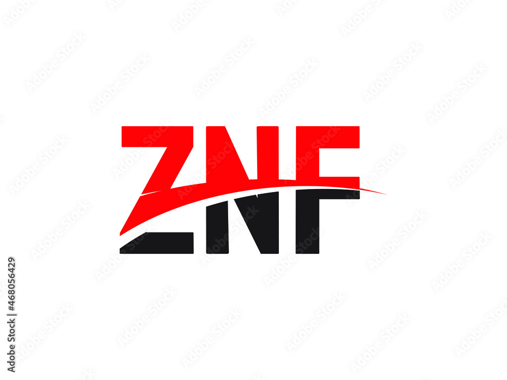 ZNF Letter Initial Logo Design Vector Illustration ZNF Letter Initial Logo Design Vector Illustration