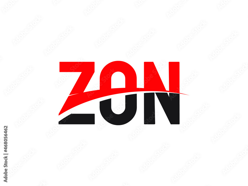 ZON Letter Initial Logo Design Vector Illustration