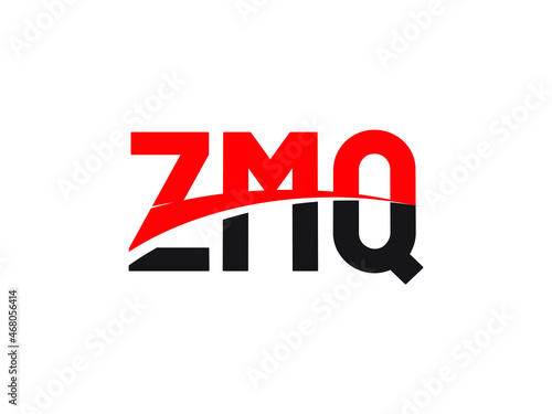 ZMQ Letter Initial Logo Design Vector Illustration