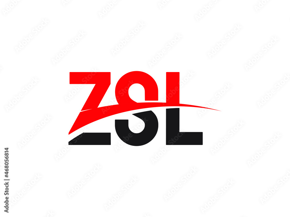 ZSL Letter Initial Logo Design Vector Illustration ZSL Letter Initial Logo Design Vector Illustration