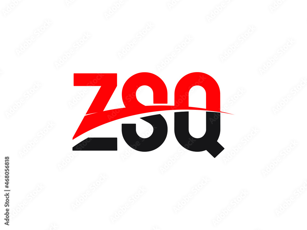 ZSQ Letter Initial Logo Design Vector Illustration ZSQ Letter Initial Logo Design Vector Illustration