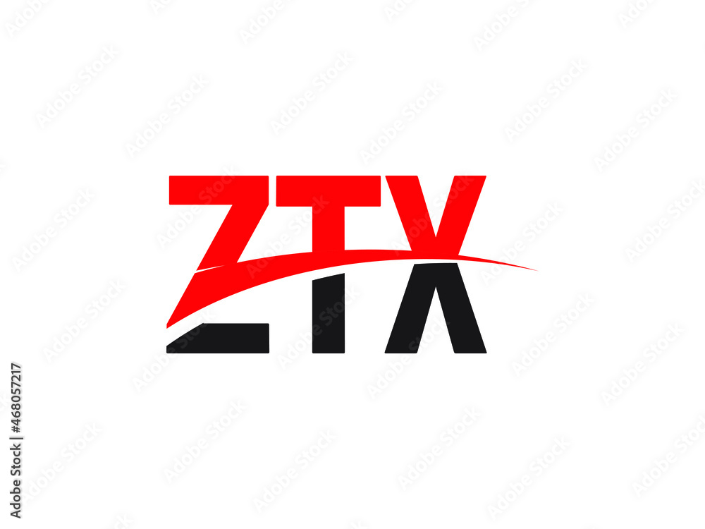 Obraz premium ZTX Letter Initial Logo Design Vector Illustration