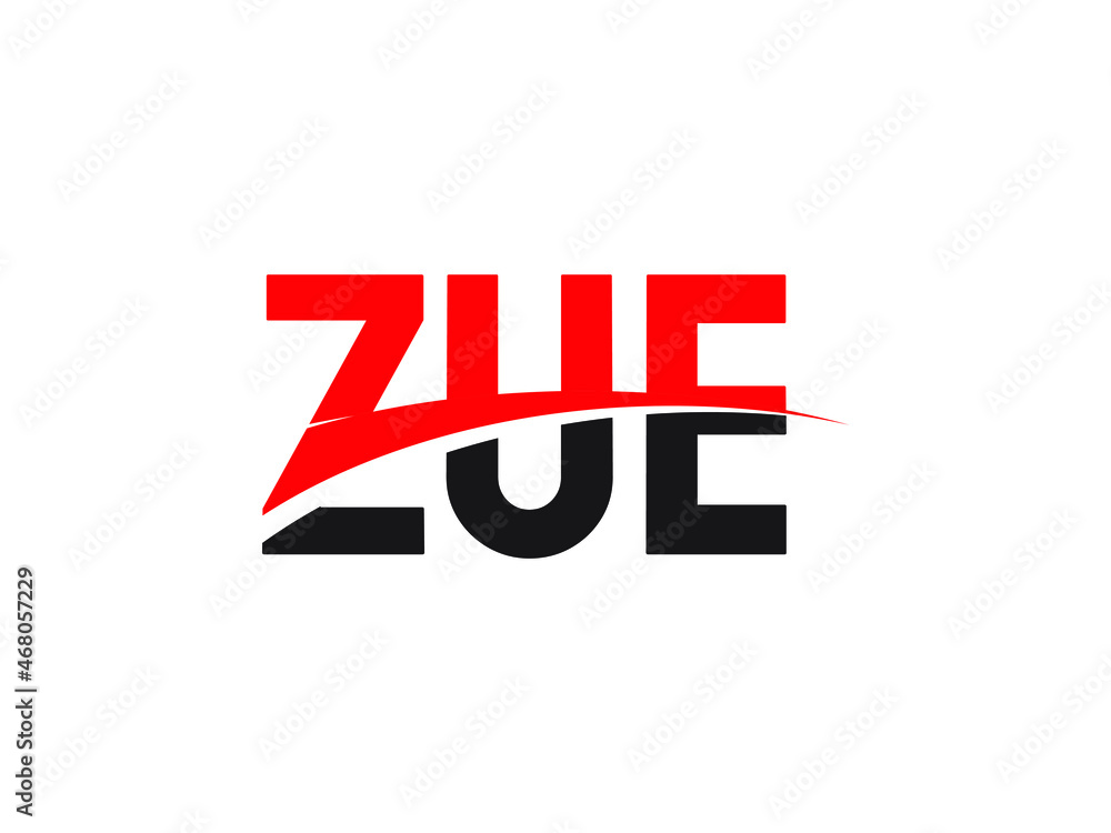 ZUE Letter Initial Logo Design Vector Illustration ZUE Letter Initial Logo Design Vector Illustration