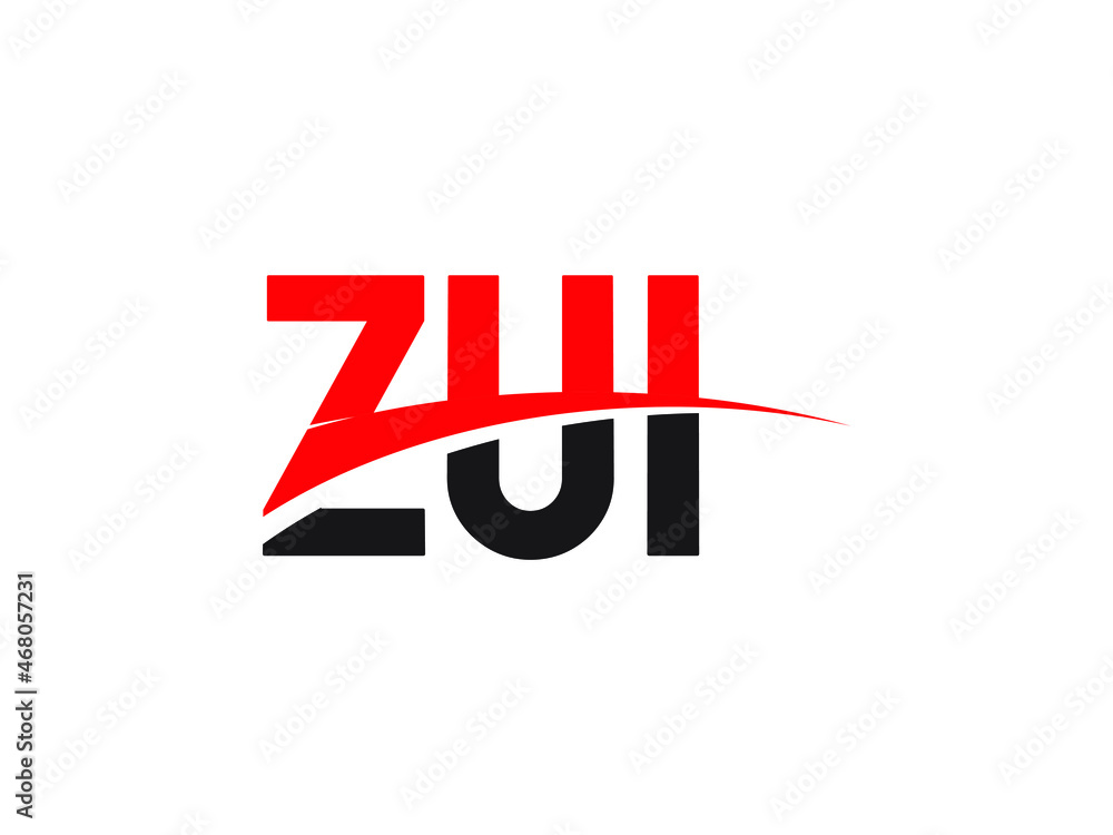 ZUI Letter Initial Logo Design Vector Illustration ZUI Letter Initial Logo Design Vector Illustration