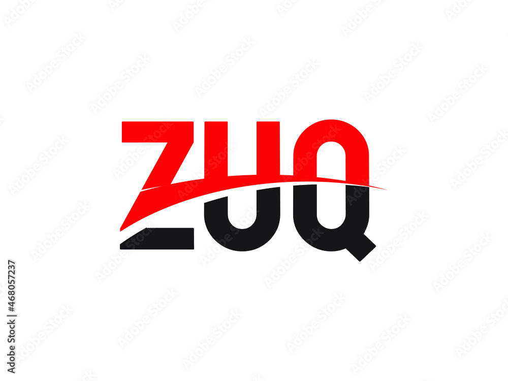 ZUQ Letter Initial Logo Design Vector Illustration ZUQ Letter Initial Logo Design Vector Illustration