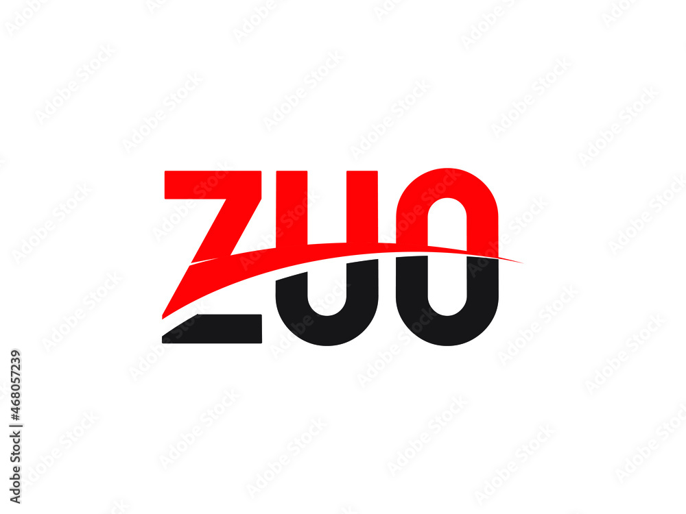 ZUO Letter Initial Logo Design Vector Illustration ZUO Letter Initial Logo Design Vector Illustration