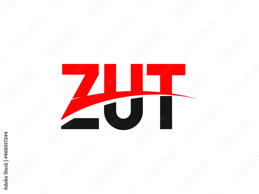ZUT Letter Initial Logo Design Vector Illustration ZUT Letter Initial Logo Design Vector Illustration