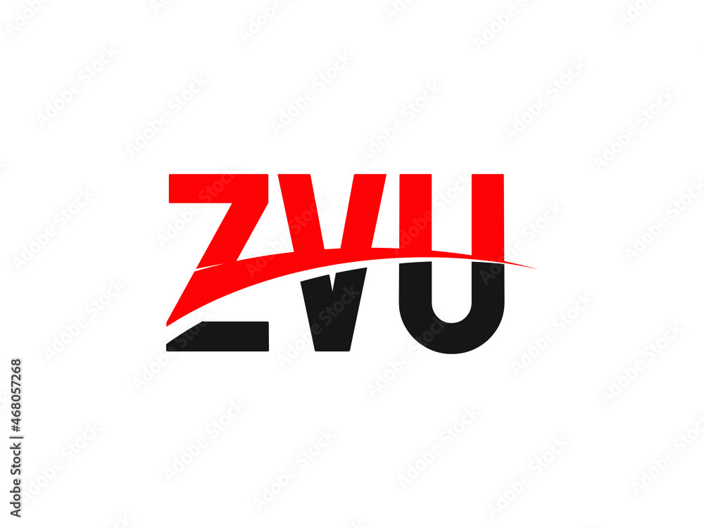 Fototapeta premium ZVU Letter Initial Logo Design Vector Illustration