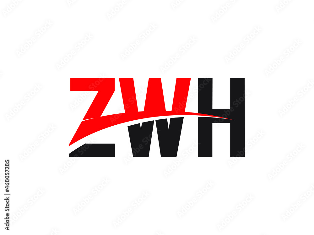 ZWH Letter Initial Logo Design Vector Illustration ZWH Letter Initial Logo Design Vector Illustration