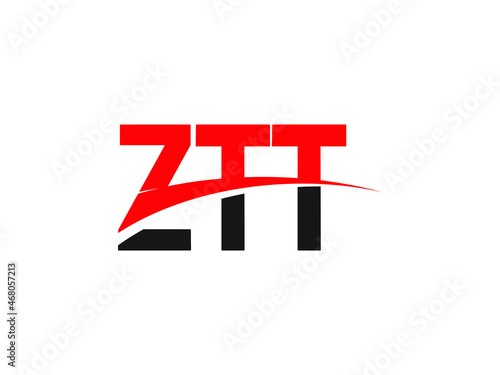 ZTT Letter Initial Logo Design Vector Illustration photo