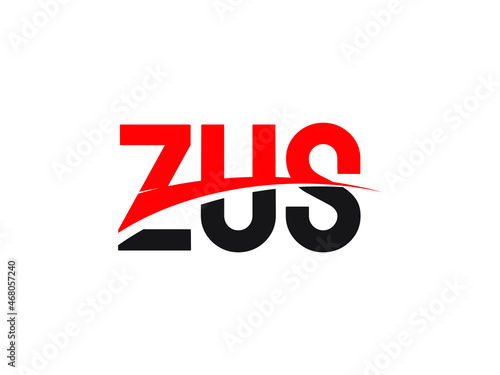 Obraz na płótnie ZUS Letter Initial Logo Design Vector Illustration