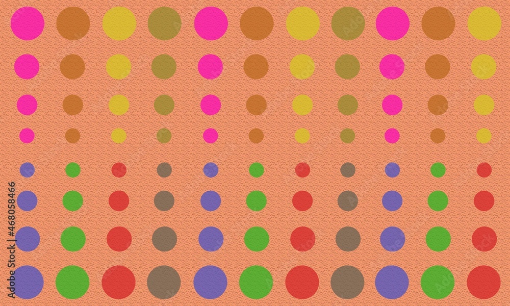 a textured background with colorful circles