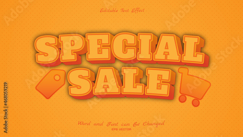 beautiful special sale text effect