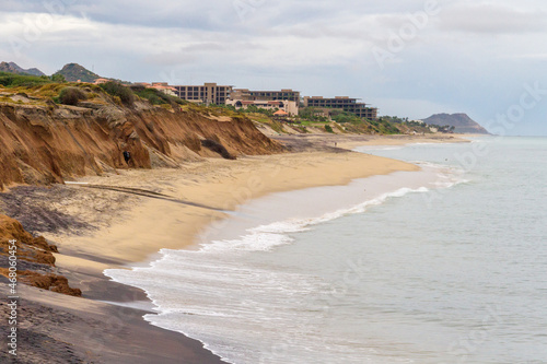 A long beach in Los Cabos, Baja California, Mexico