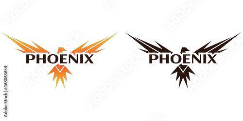 Phoenix eagle illustration symbol concept