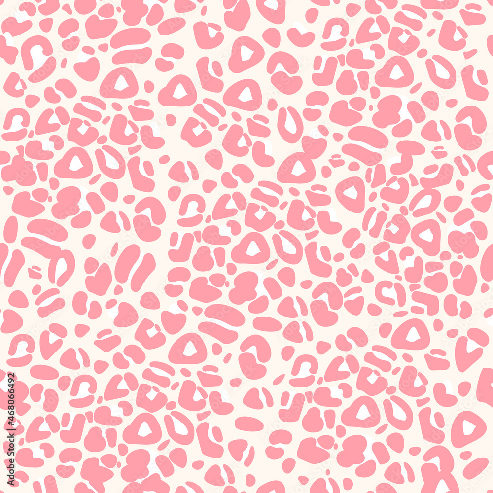 Vector illustration with cute animal seamless pattern Vector illustration with cute animal seamless pattern