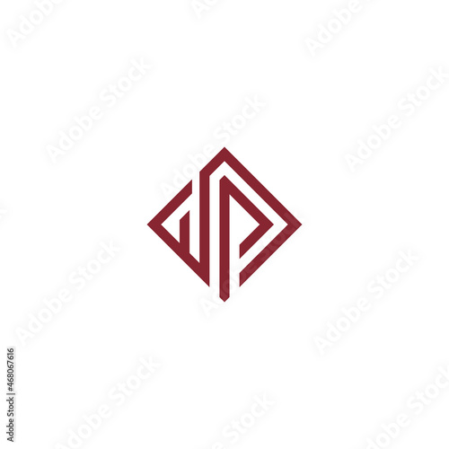 Free Download Letter WP Logo - GFXLoad