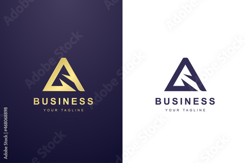 Initial Letter A Logo For Business or Media Company.