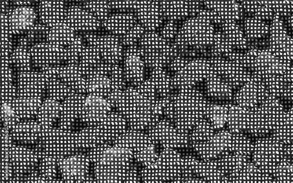 Abstract optical illusion grid lines texture surface background
